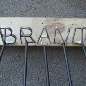 cow branding iron Numbers Set